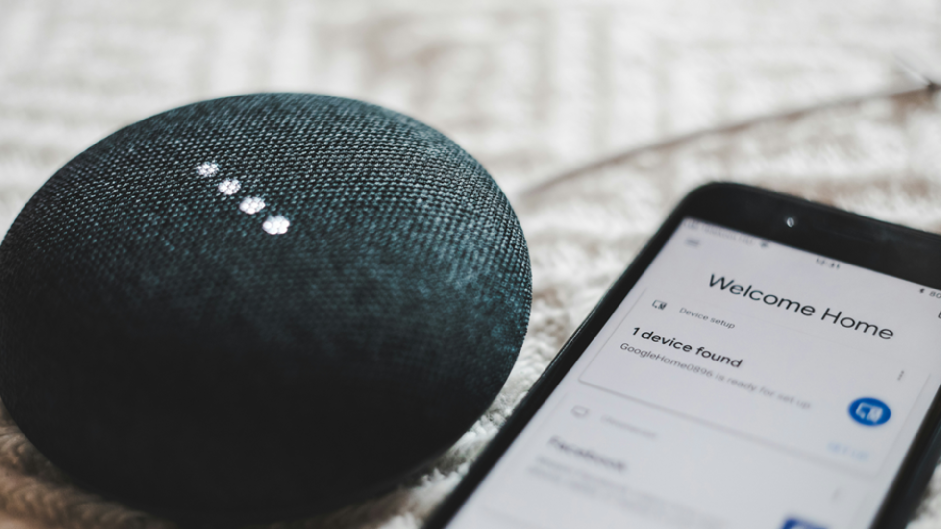 google dot connecting to a smart phone