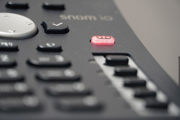 VoIp phone. voice mail button