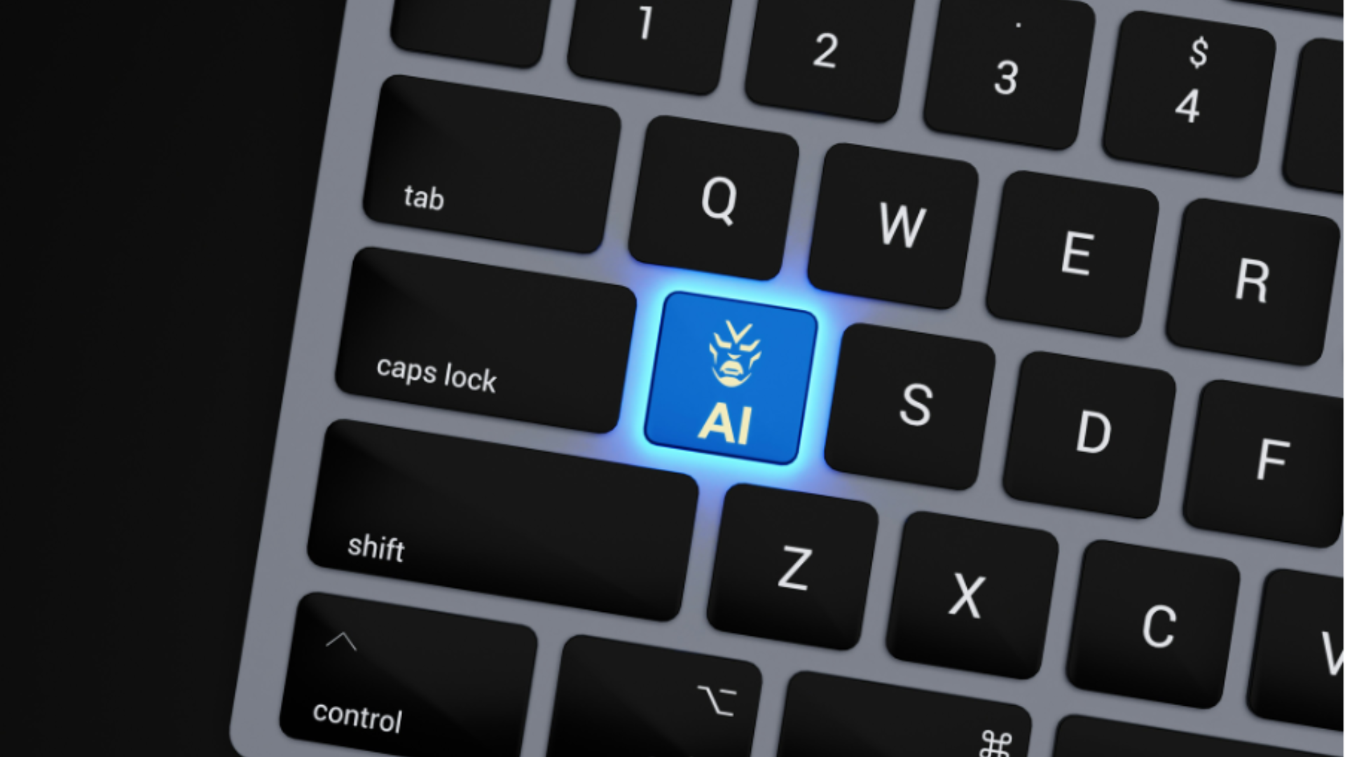 AI button on laptop keyboard