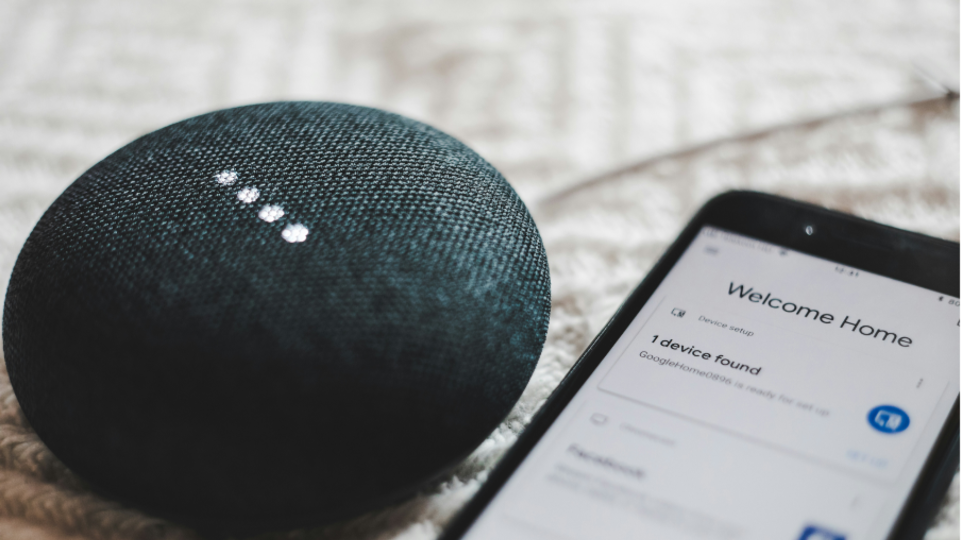 home speaker connected to a cell phone