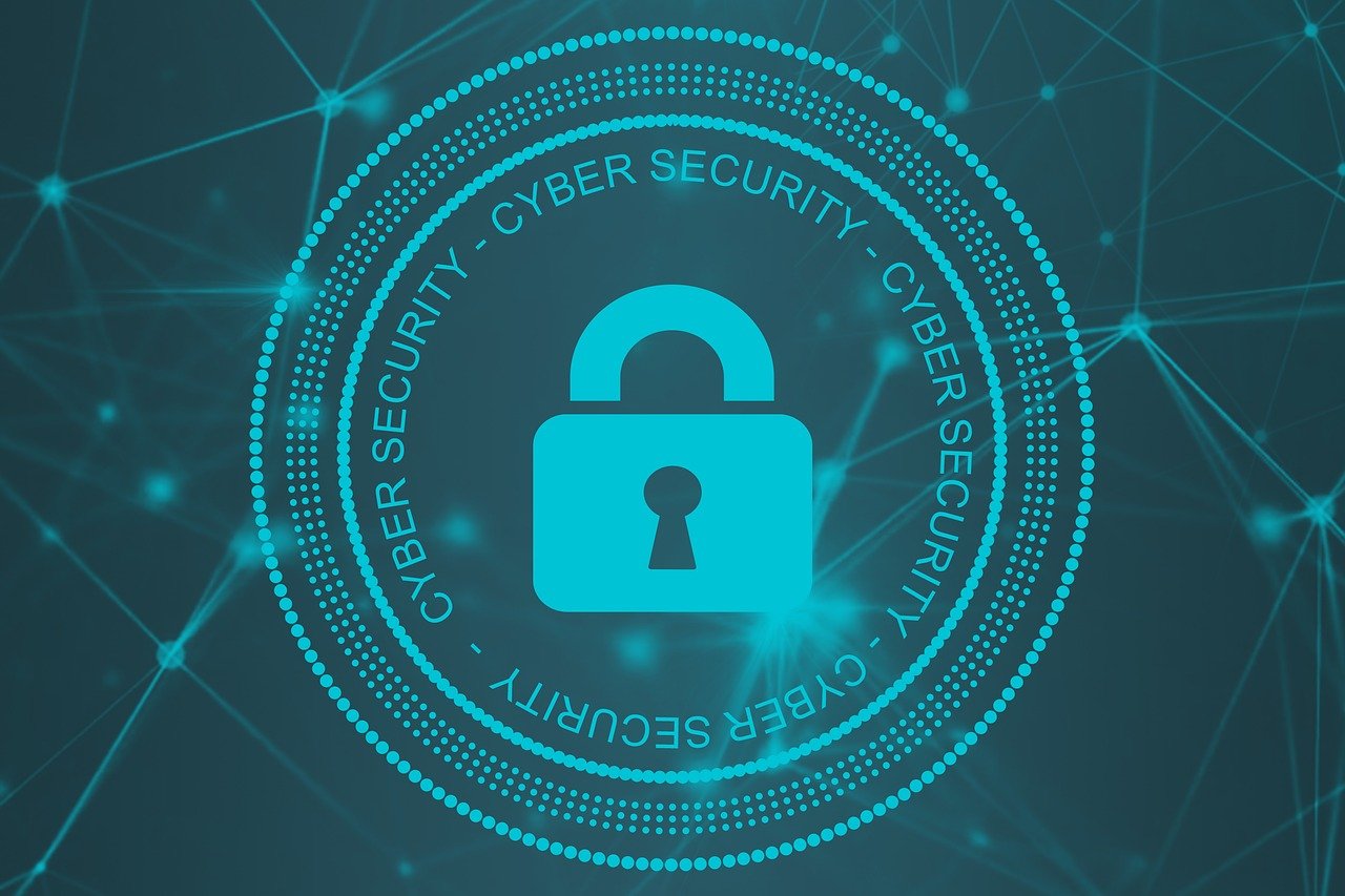 A blue lock icon